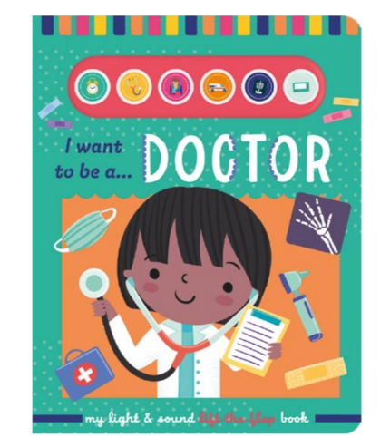 6 BUTTON LIGHT AND SOUND BOOK - DOCTOR